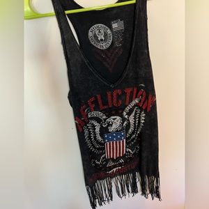 Affliction Fringe Tank